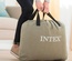 Intex 64412ND TComfort Plush Elevated Twin 1-Persoons Luchtbed 191x99x46 cm + Ingebouwde Pomp Grijs