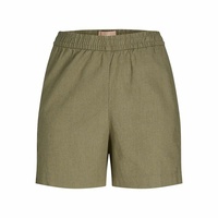 Sports Shorts for Women Jack & Jones Green Linen Size M