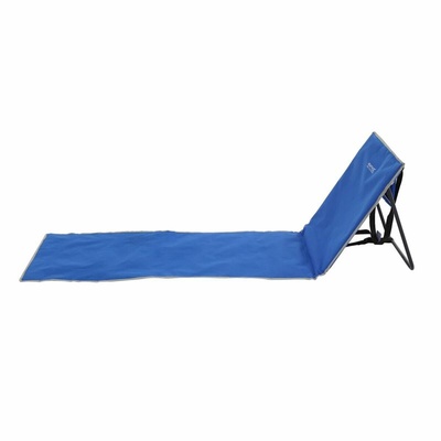 Regatta Tahiti Beach Lounger RCE410 - Foldable Reclining Chair 150x54cm - French Blue