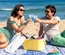 InnovaGoods 15L Portable Hard Cooler Box - Retro Style with Multifunctional Lid