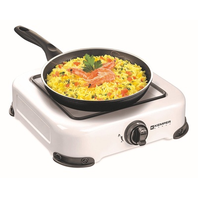 Kemper Smart Portable Gas Stove 104987 - Compact Tabletop Camping Cooker 27x30x9cm
