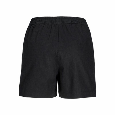 Sports Shorts for Women Jack & Jones Black Linen Size M