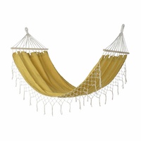 DKD Home Decor Boho Hammock with Fringe - Your Personal Relaxation Oasis