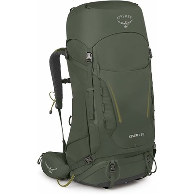 Osprey Kestrel 58L Hiking Backpack Green Khaki | Ultimate Multi-Day Adventure Pack