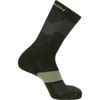 Sports Socks Salomon X Ultra Crew Green Foot size 42-44