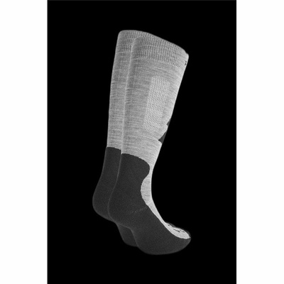Sports Socks Picture  Wooling Ski Black/Grey Dark grey Foot size 40-43