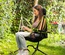 Kamprock Folding Camping Chair with Swing - Automatic Recline & Cup Holder